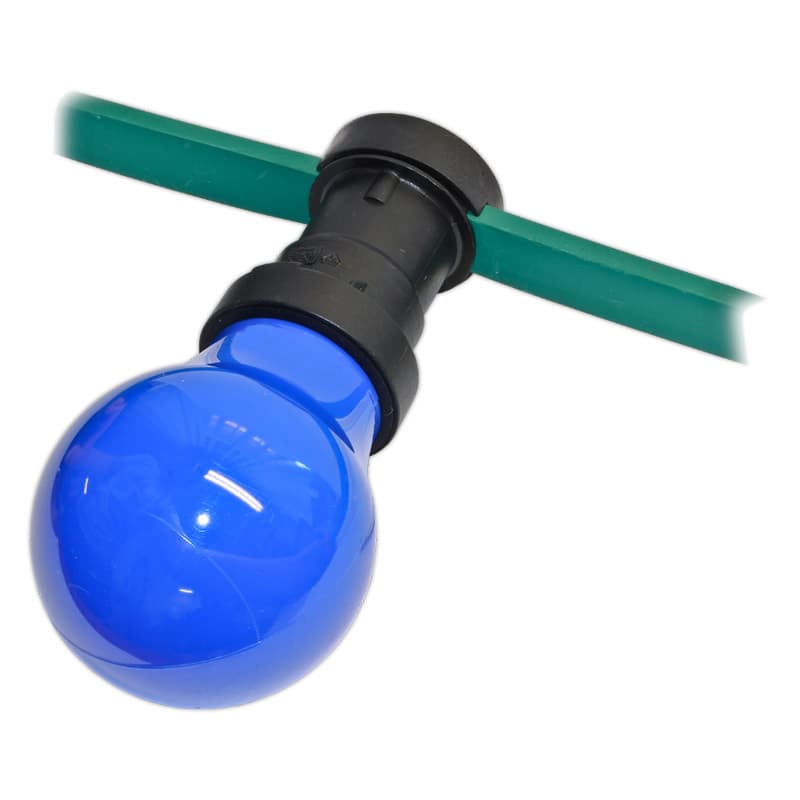 Objímka pre žiarovkový kábel, 40W, E27, čierna