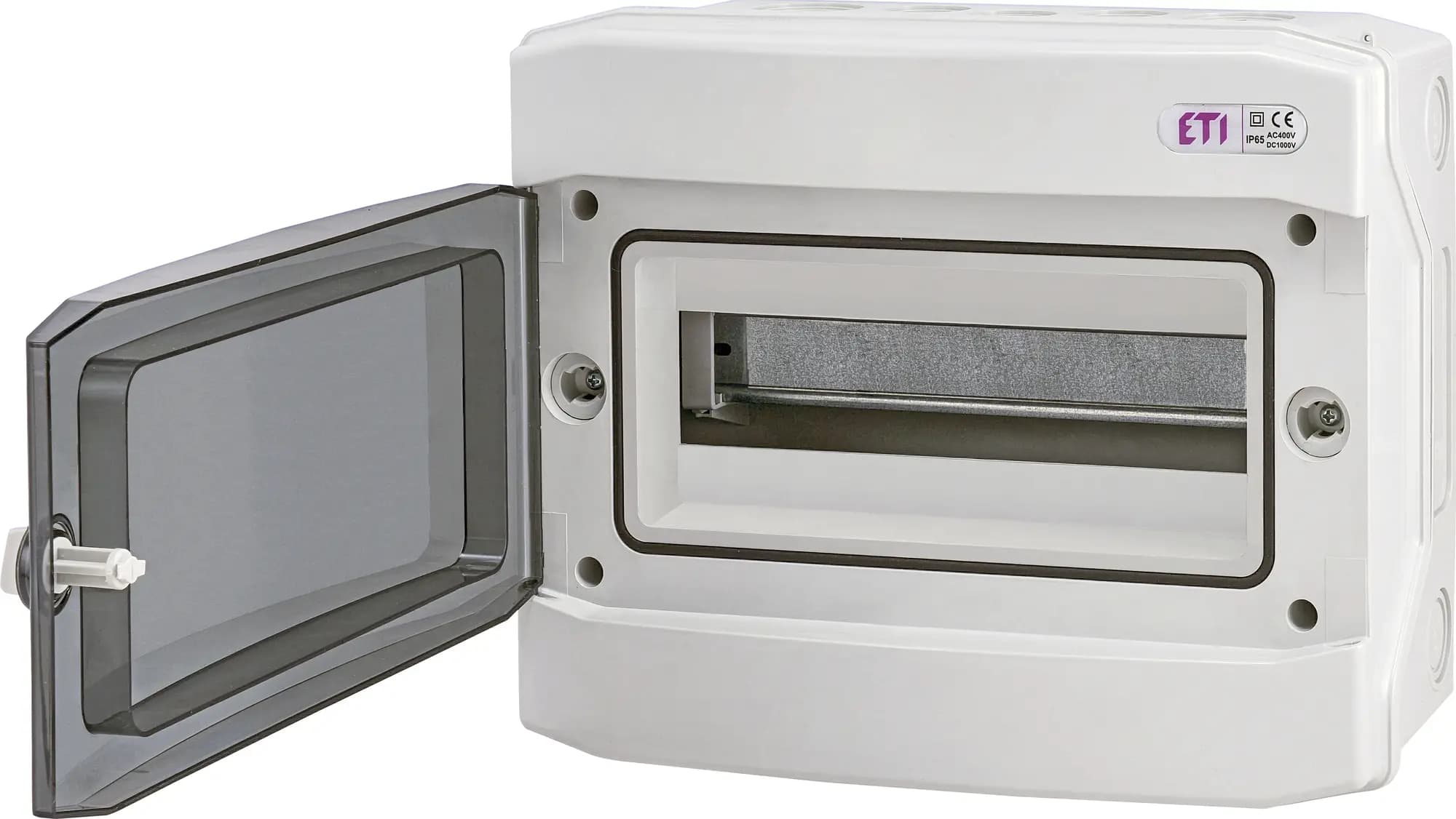 Rozvádzač nástenný 12M IP65 dvierka transp. 295x319x144mm ECH-12PT (ETI)