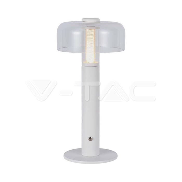 LED stolová lampa 1800mAH batéria 150*300 3v1 biele VT-1049 (V-TAC)