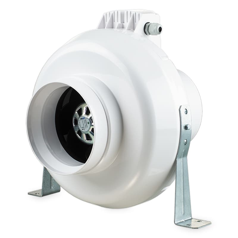Plastový potrubný radiálny ventilátor s EC motorom, o200mm, 885m3/h, 230V, 84W