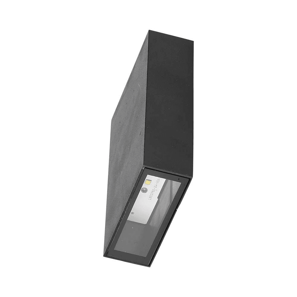 Záhradné LED nástenné svietidlo 4W, 3000K, 150lm, čierne VT-844 (V-TAC)