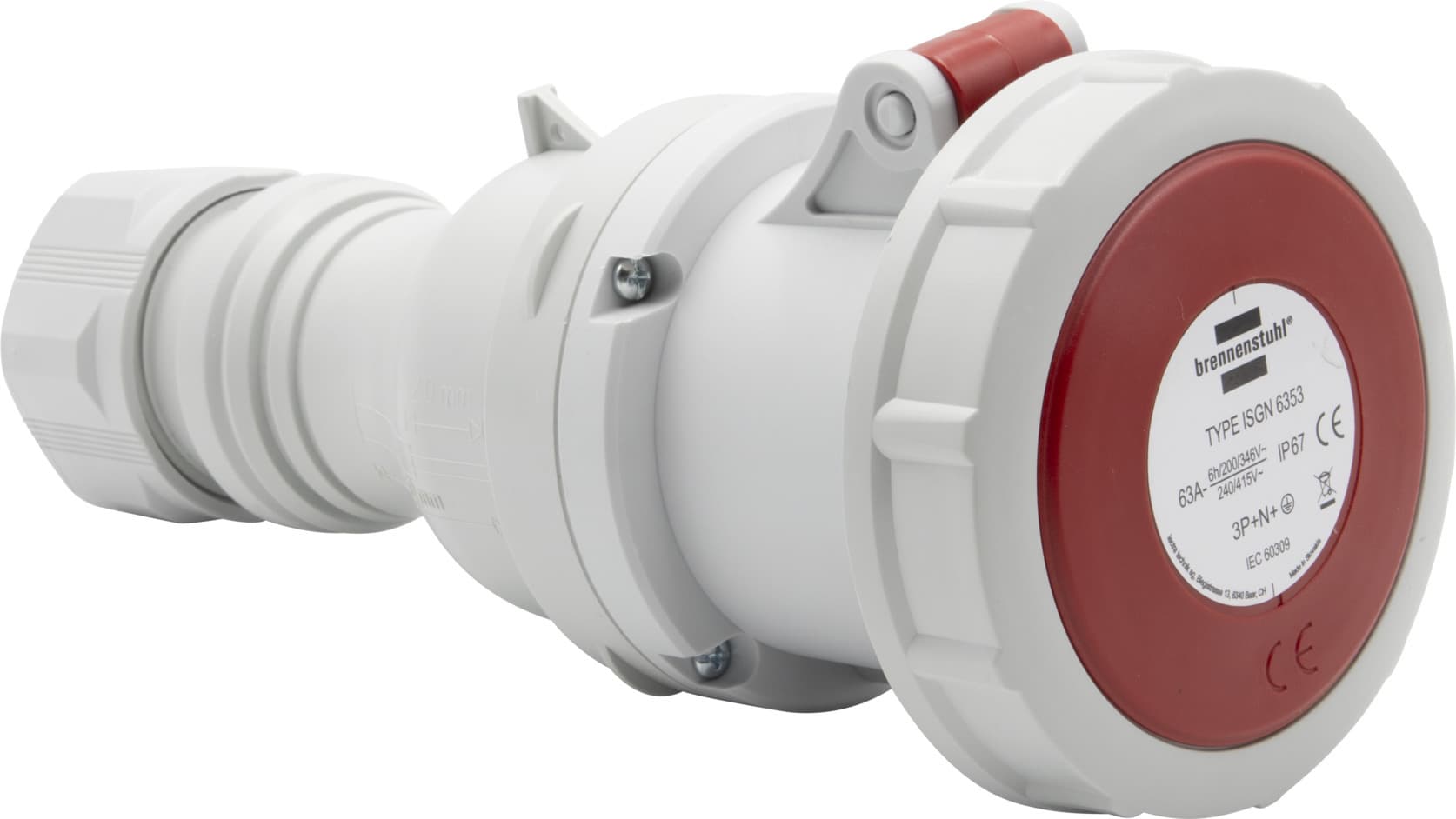 Spojka CEE 400V/63A IP67 (Brennenstuhl)