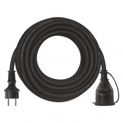 Gumový predlžovací kábel 1 zásuvka, 10m, 3x 1,5mm2 (EMOS)