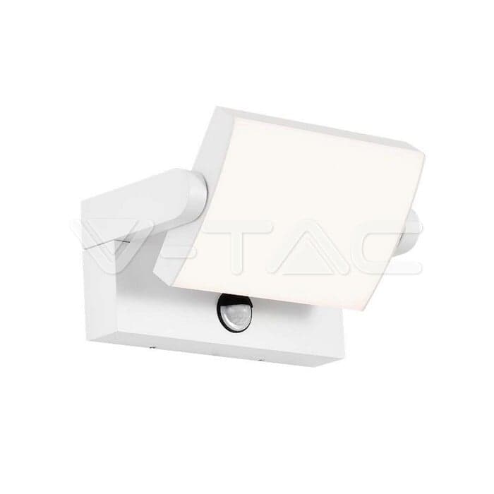 Nástenné LED svietidlo 17W biele senzor 4000K 2520lm IP65 VT-11020S (V-TAC)