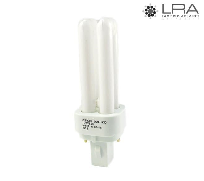 Žiarivka 10W, G24d-1, 4000K, 600lm, DULUX D 2-pin(RADIUM)