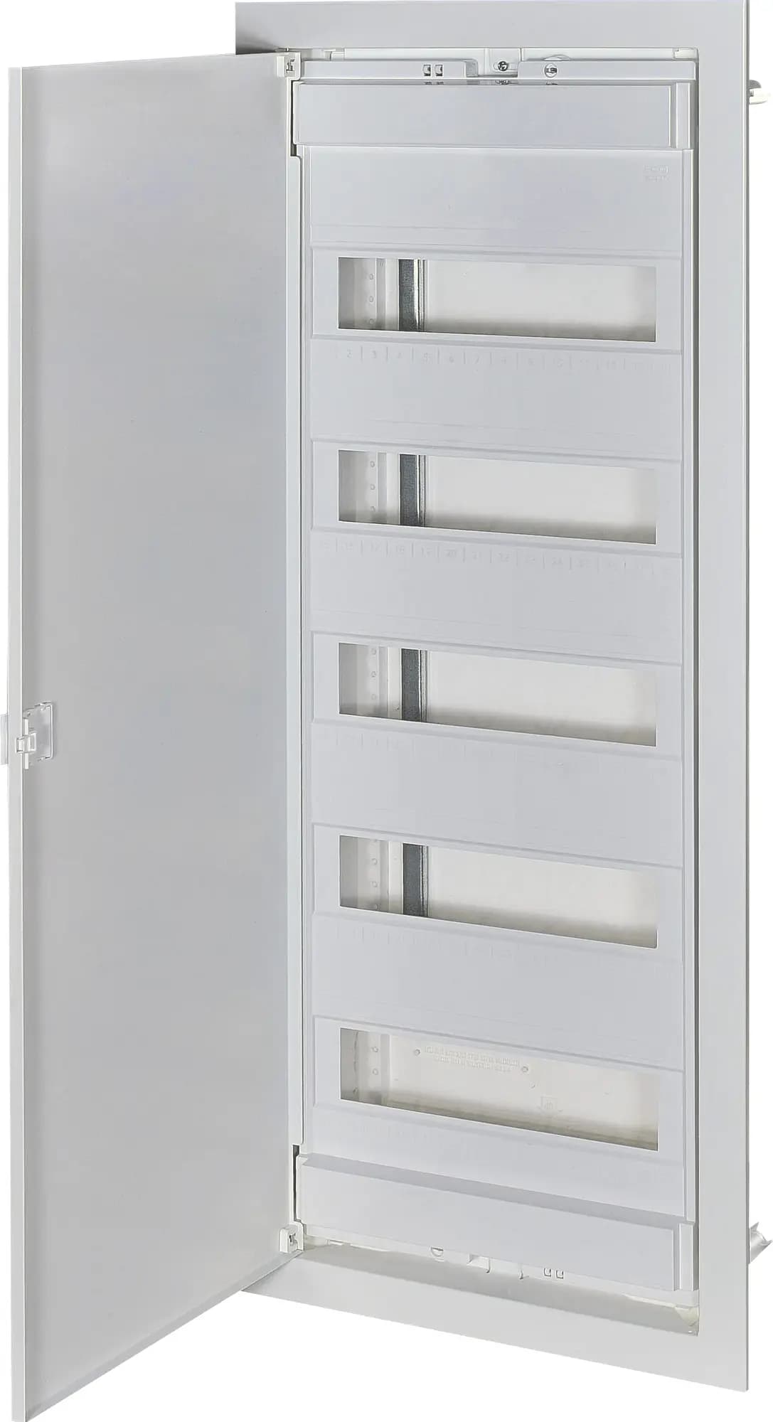 Rozvádzač zapustený bytový 70M IP40 kov.dvierka biela 842x346x87mm ECG70 (ETI)