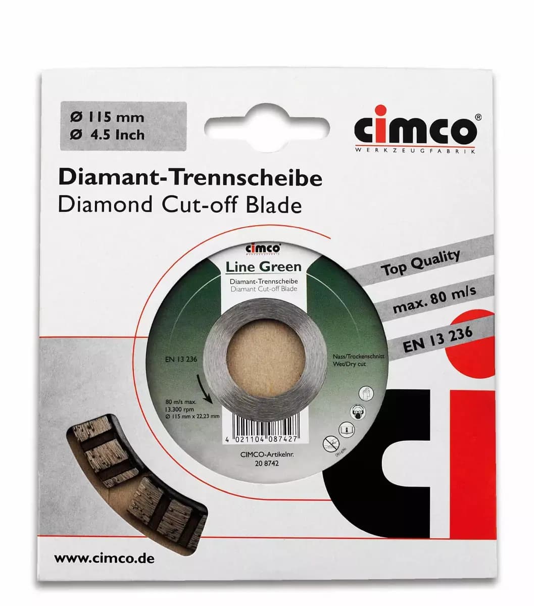 Diamantový řezný kotouč na střešní krytinu o 115 mm