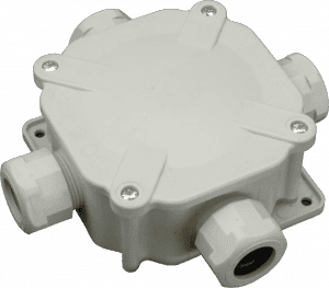 Rozvodka škatuľová s mostíkmi IP67 plastsivá - 6455-26 P/2 - SV.SIVA (SEZ DK)