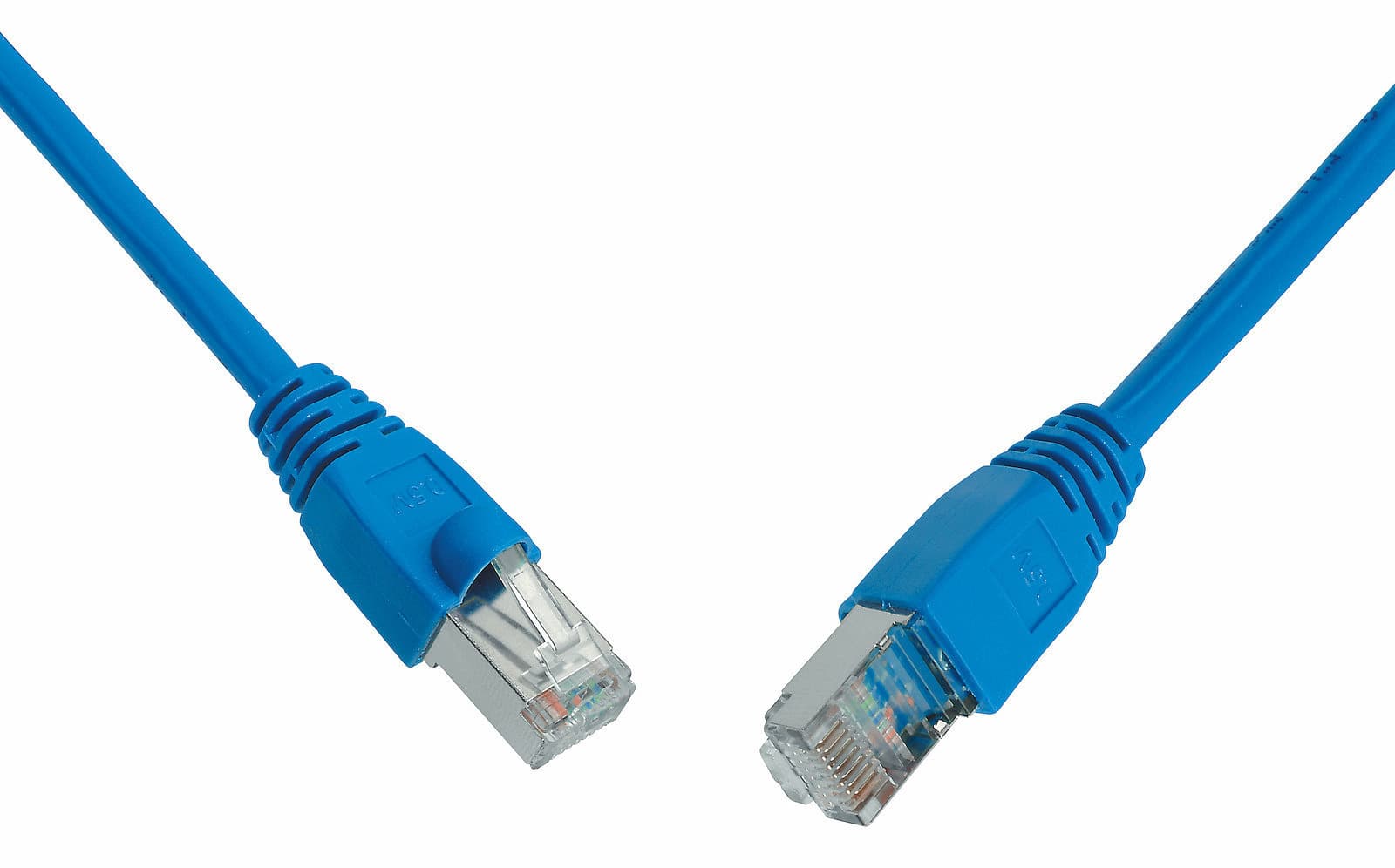 Patch kabel CAT6 SFTP PVC 5m modrý snag-proof C6-315BU-5MB