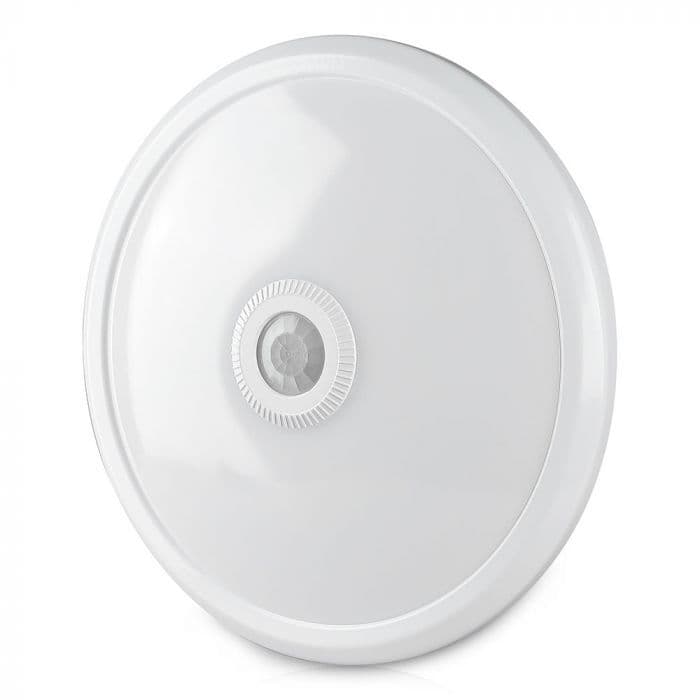 Stropné LED svietidlo so senzorom PRO 12W, 4000K, 1000lm, VT-13 6 rokov záruka (V-TAC)