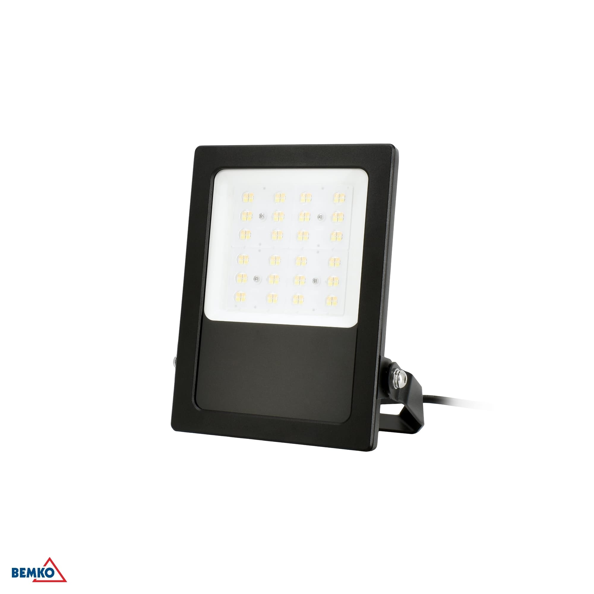 LED reflektor TESSA 50 W, 3000/4000/5000 K, 7500 lm, IP66, 90 × 90, RAL 9017 (Bemko)