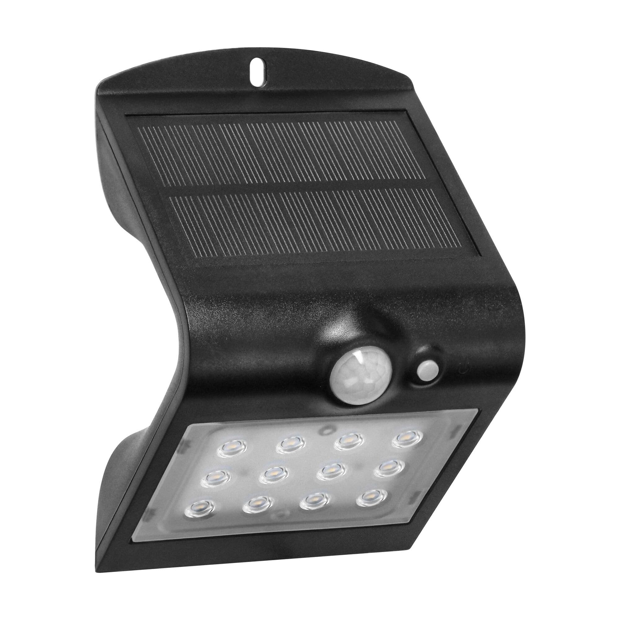 LED solárne záhradné svietidlo SILOE AD-SL-6083BLR4 s pohybovým senzorom, čierne (ORNO)
