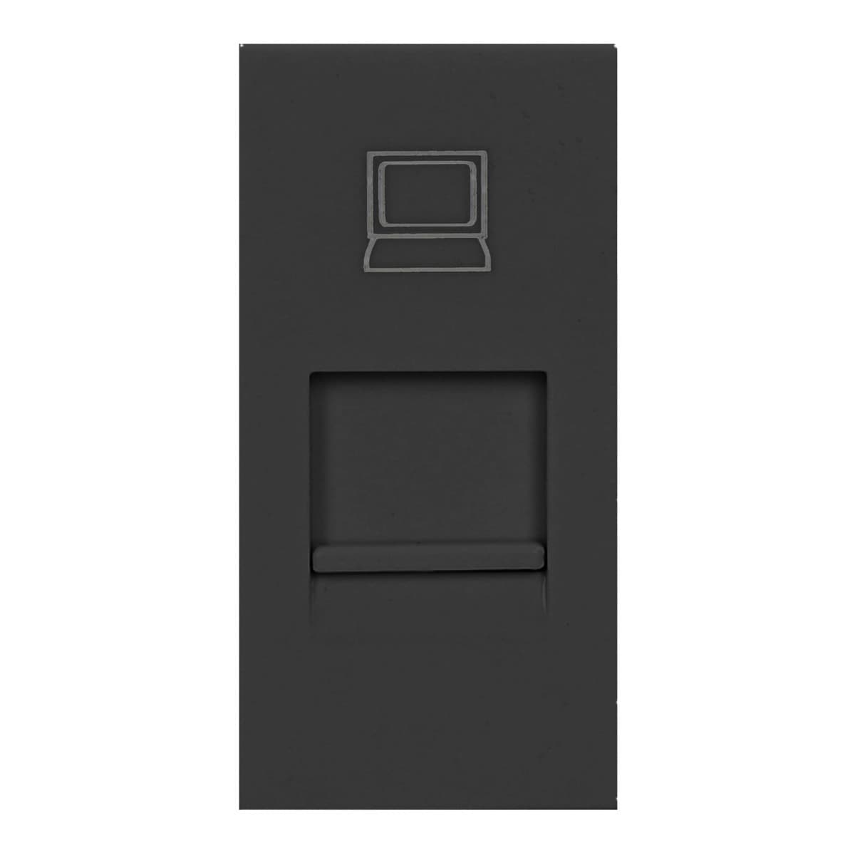 Modul NOEN - 1xRJ45 polmodul čierny (ORNO)