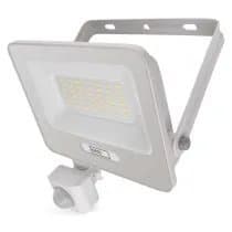 LED reflektor GLARO s pohybovým čidlom, 30 W, biely, IP54, 3000 lm, neutrálna biela(EMOS)