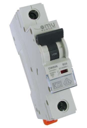Istič 1-pólový B/40A 6kA Rada:MCB6 (XBS/OMU)
