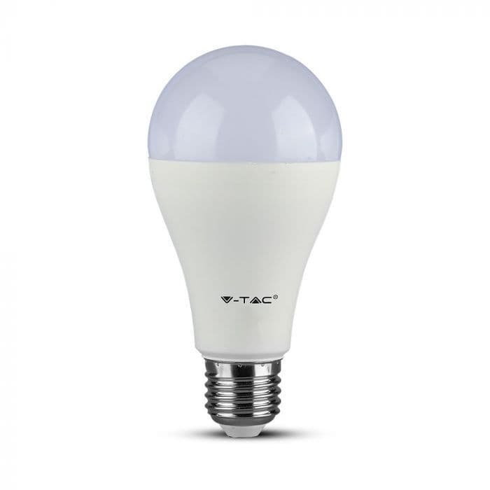 Žiarovka LED PRO E27 15W, 3000K, 1250lm, A65 VT-215 (V-TAC)
