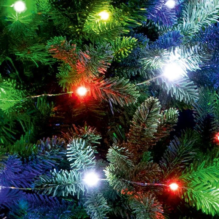 Micro LED svietiaci reťazec, 30 farebných micro LED