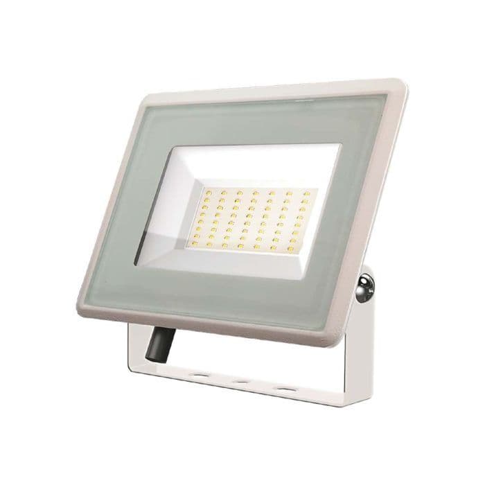 Reflektor LED F-SERIES 50W, 6400K, 4300lm, biely, VT-4954 (V-TAC)
