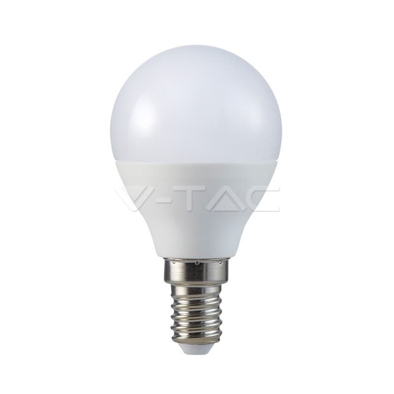 Žiarovka LED 7W, E14 - P45, 4000K, 750lm, VT-2098 (V-TAC)