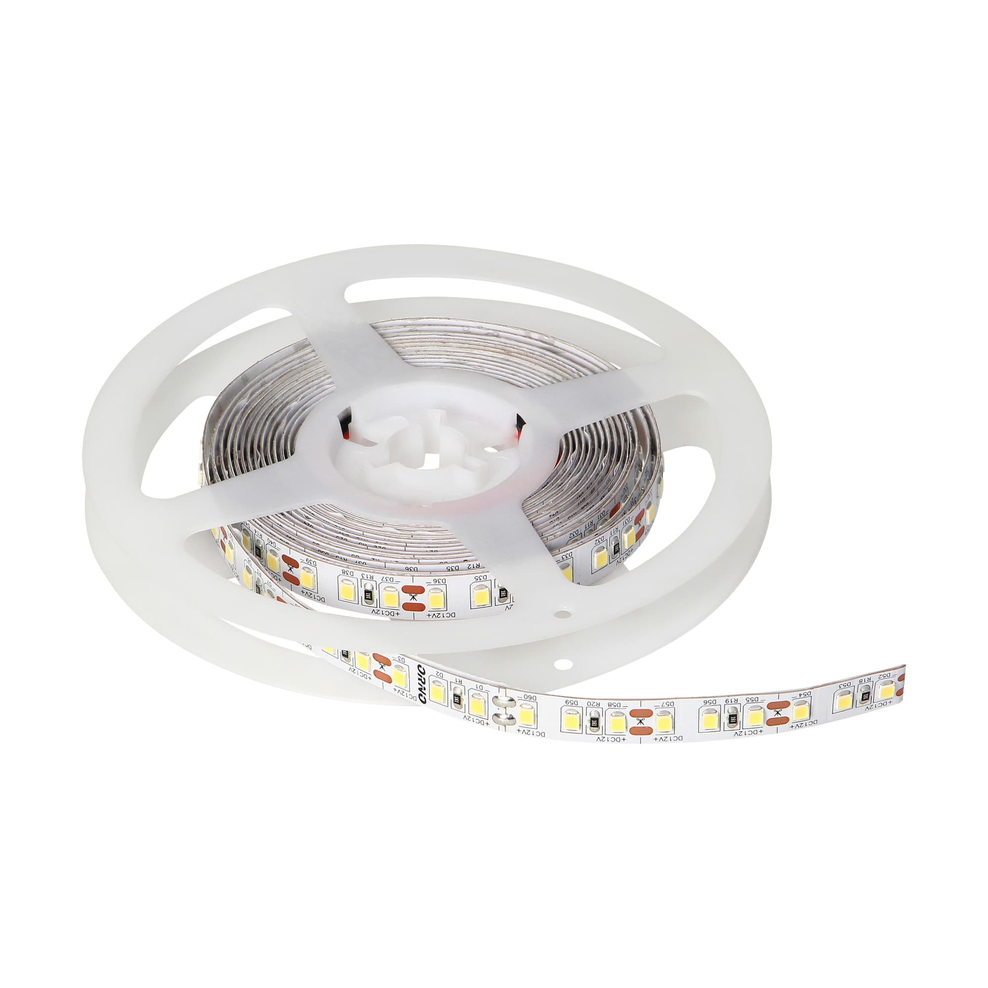 LED strip 12V DC, 2835SMD, 120LED/m, 9.6W/m, IP20, 3000K, 5m roll