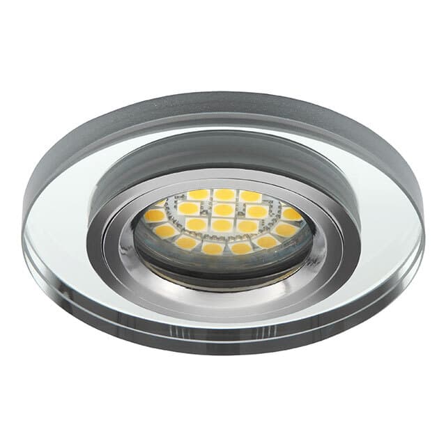 Svietidlo GU5,3 50W, IP20, strieb., BOp-Z, O90x28, MORTA CT-DSO50-SR (Kanlux)