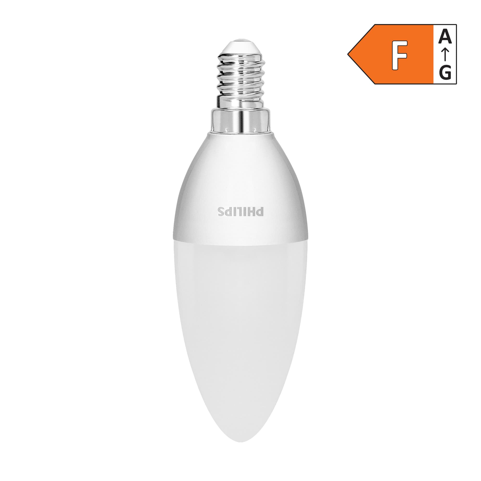 LED žiarovka Philips CorePro Premium E14 B35, 5 W, 470 lm, 2700 K