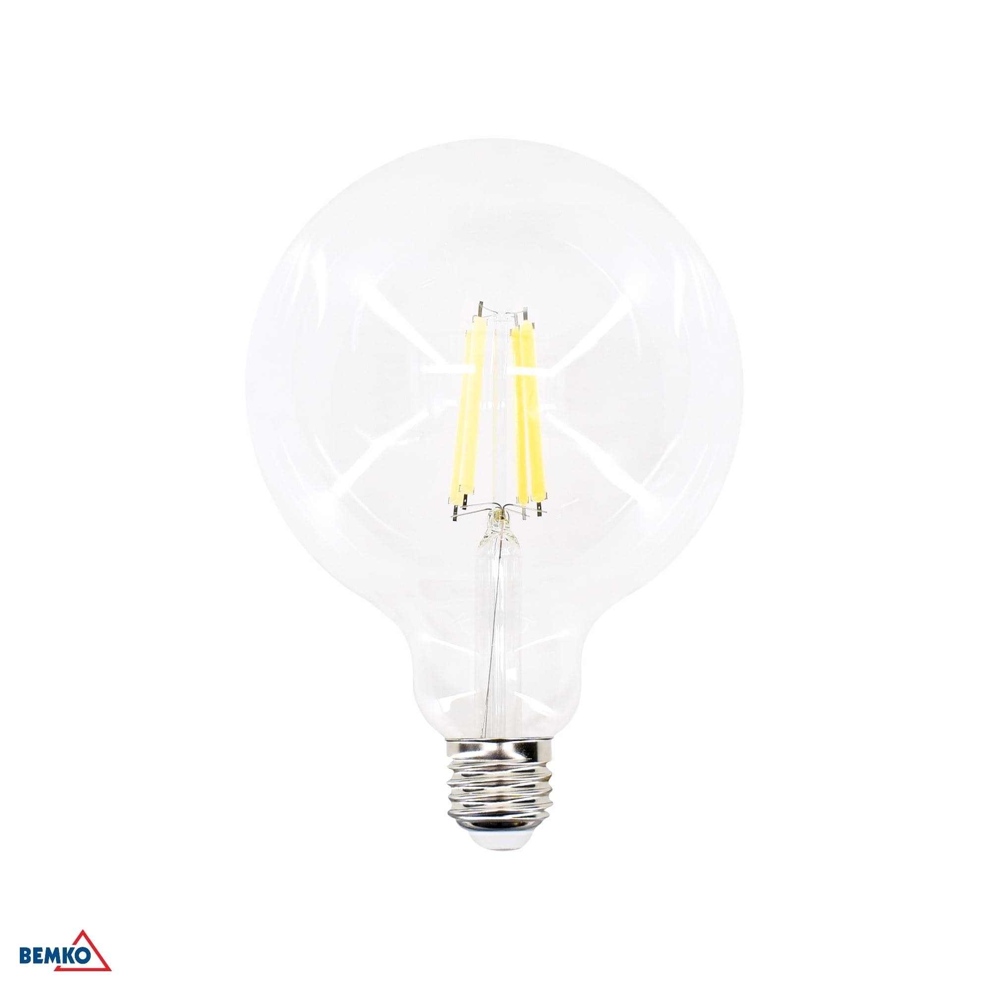 LED žiarovka 230 V, E27, G125, 11 W, 1500 lm, 2700 K, 320° (Bemko)