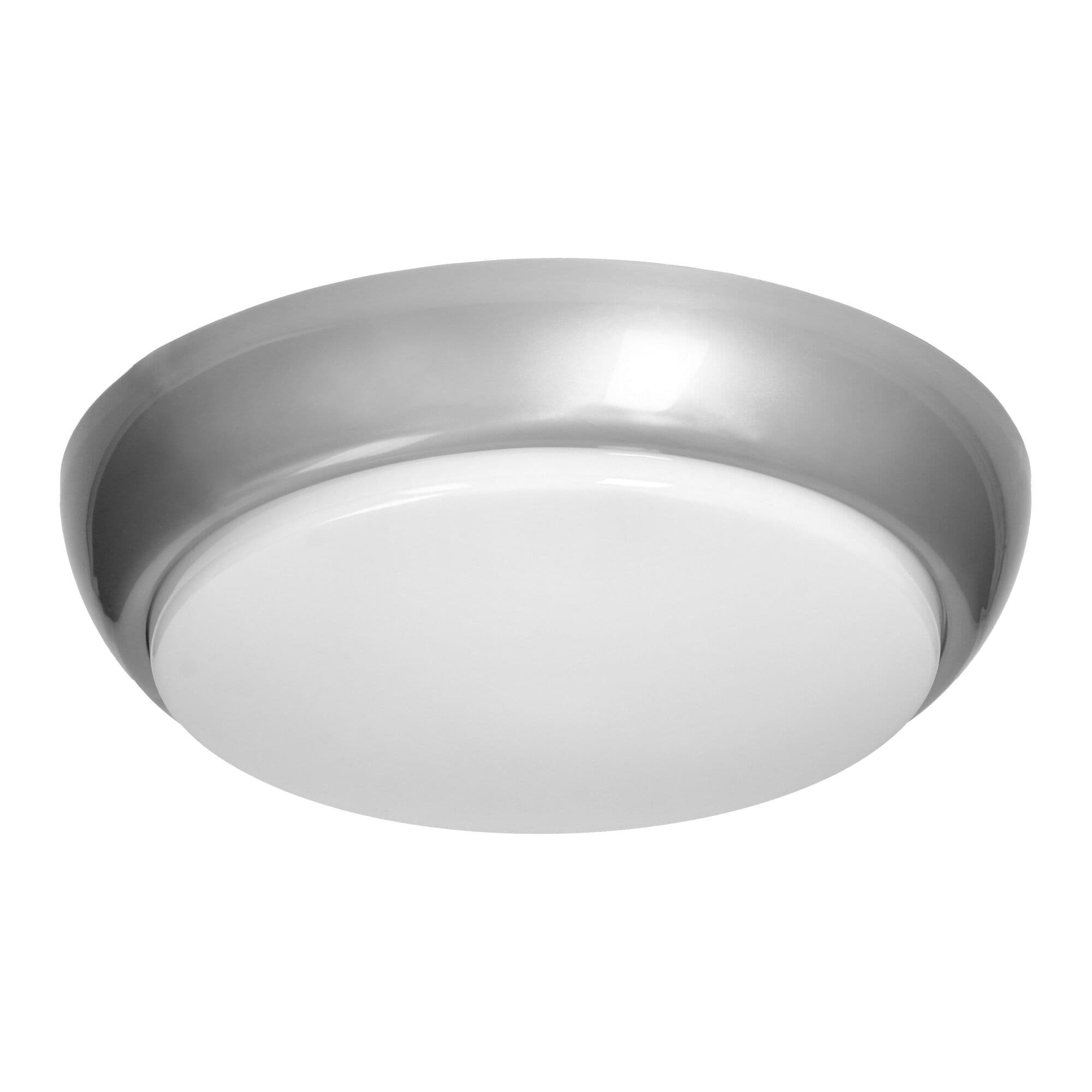 Stropné svietidlo KOKO LED, AD-PL-6280GLPM3, 18W, 3000K, IP44, IK10, strieborne (ORNO)