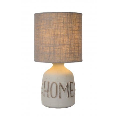 LUCIDE COSBY Table Lamp, E14/H32.5cm Grey, stolní lampa (Fulgur)
