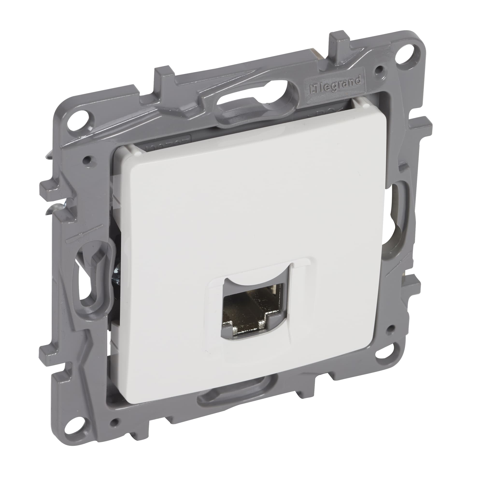 Zásuvka dátová 1xRJ45 Cat.6 STP (LCS) biela Niloé (Legrand)