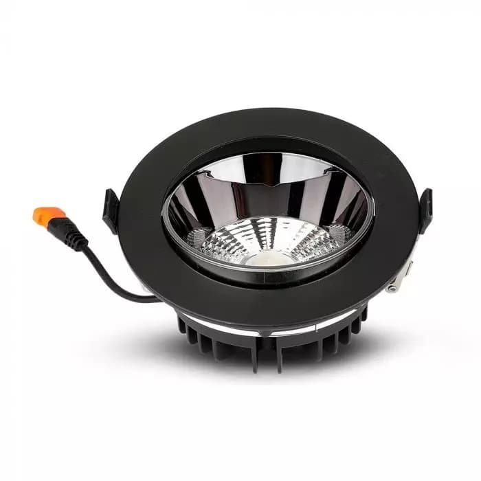 Zapustené bodové LED svietidlo PRO 30W, 3000K, 2400lm, VT-2-33 (V-TAC)