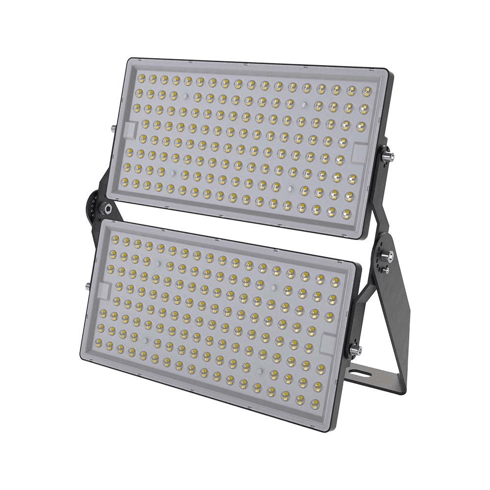 500W super vysokovýkonné LED svetlomet s káblom (1M) 6500K čierny IP65 120LM/W 67500lm VT-