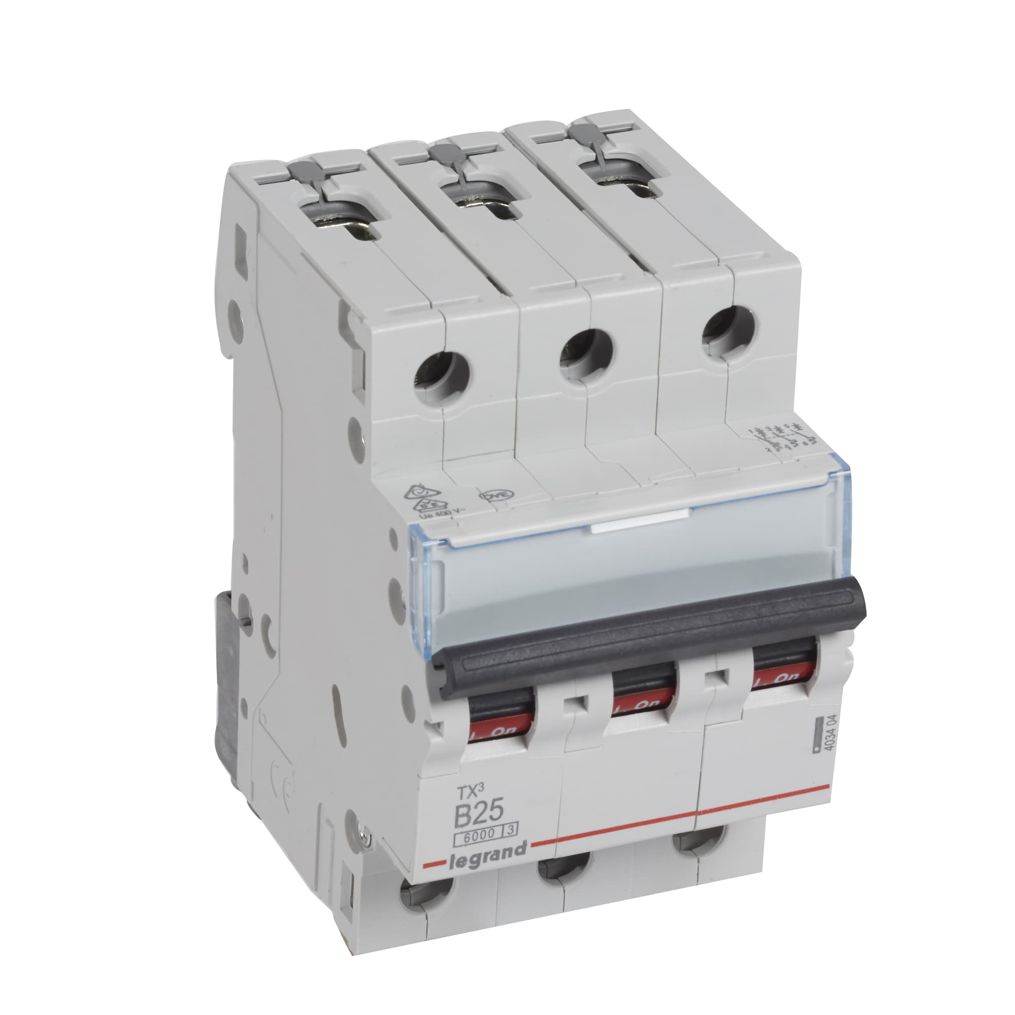 Istič 3-pólový B/25A 6kA Rada:TX3 (Legrand)