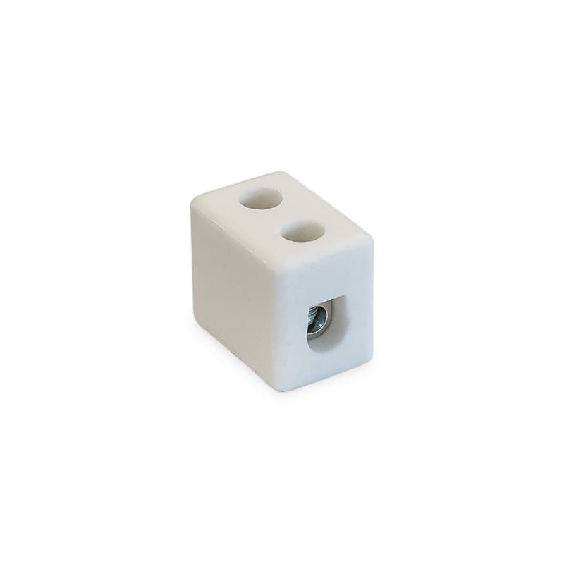 Keramická svorkovnica, Al/Cu, 2x4mm2, 450V, 32A, 350°C