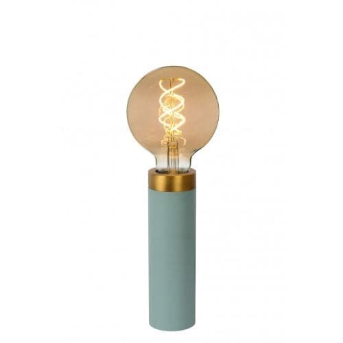 LUCIDE SELIN Table lamp E27/40W Bleu/matt yellow copper stolní lampa (Fulgur)
