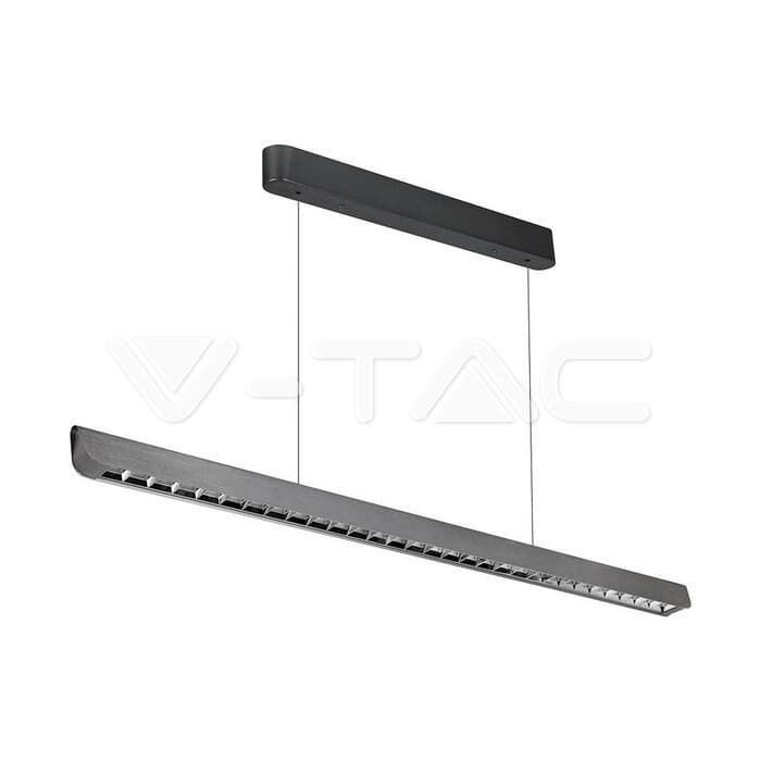 Závesné LED lineárne svietidlo 36W typu CCT: 3IN1 – matná sivá (V-TAC)