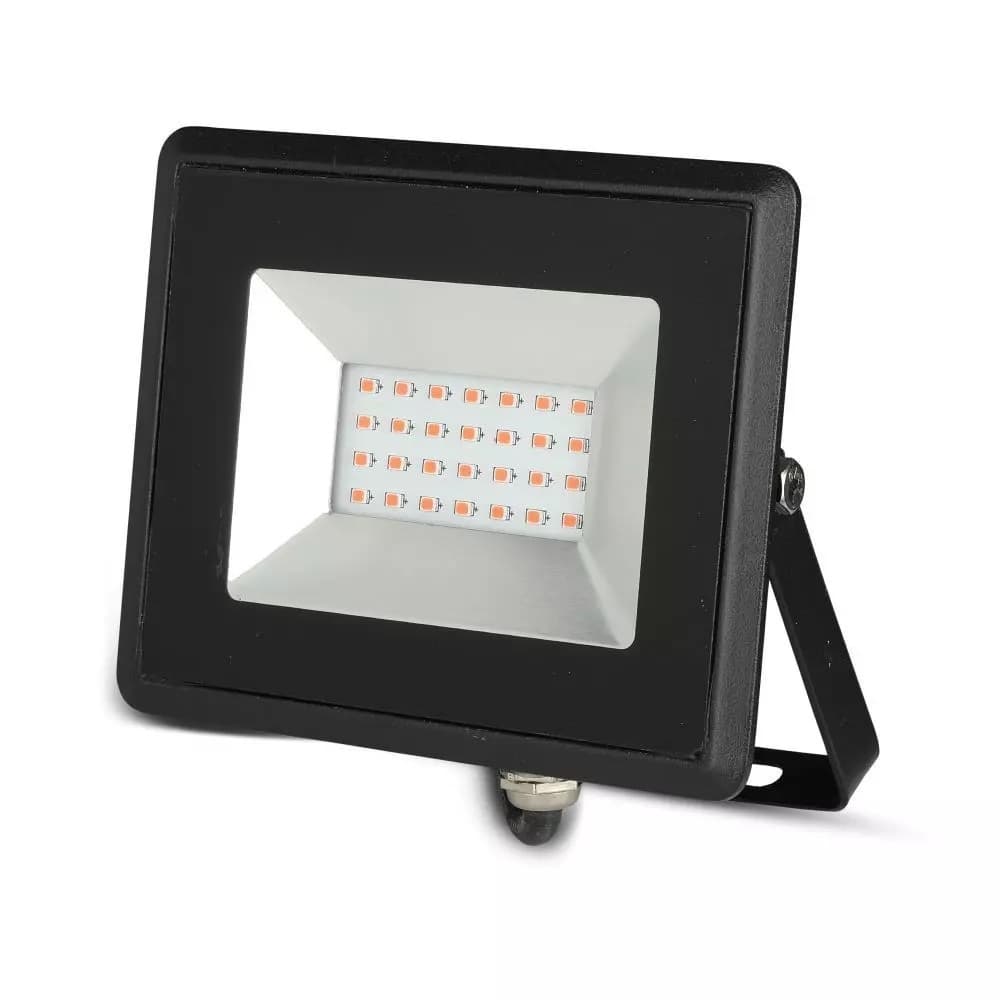 Reflektor LED E-Series 20W, Červená, 1700lm, čierny VT-4021 (V-TAC)