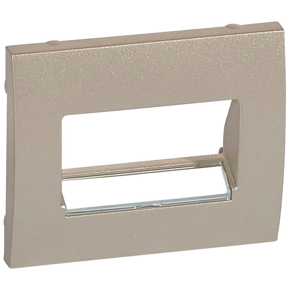 Kryt zásuvky tel/dát. 1xRJ11/RJ45 titán Galea Life (Legrand)
