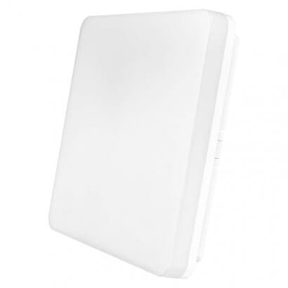 LED prisadené svietidlo TORI, štvorcové biele 24W 3000K, IP54 (EMOS)