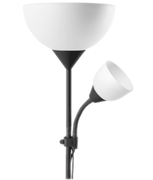 Stojanové svietidlo URLAR VIRONE LS-2/B 25W/40W E27/E14 IP20 KABEL 3,15m, čierna