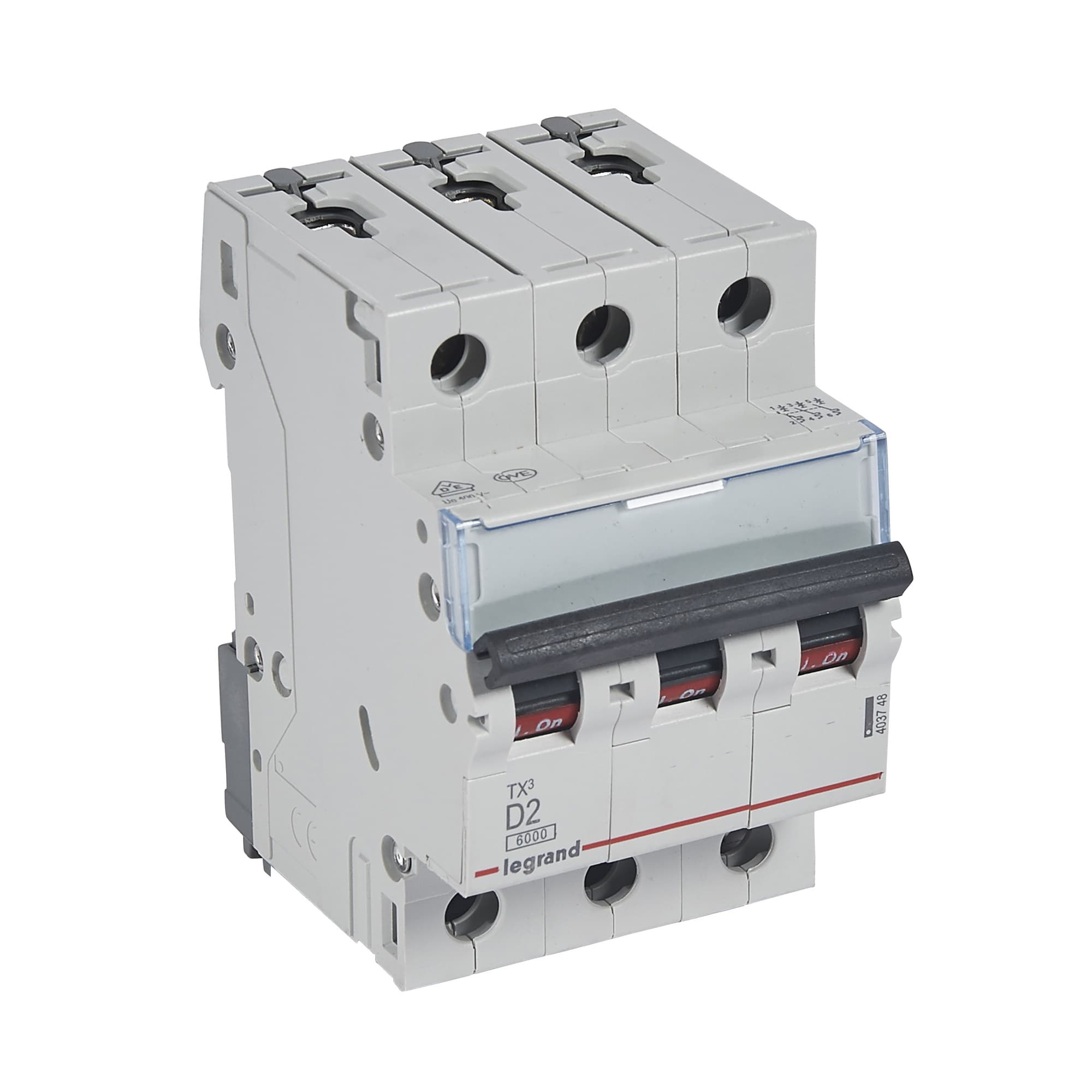 Istič 3-pólový D/2A 6kA Rada:TX3 (Legrand)