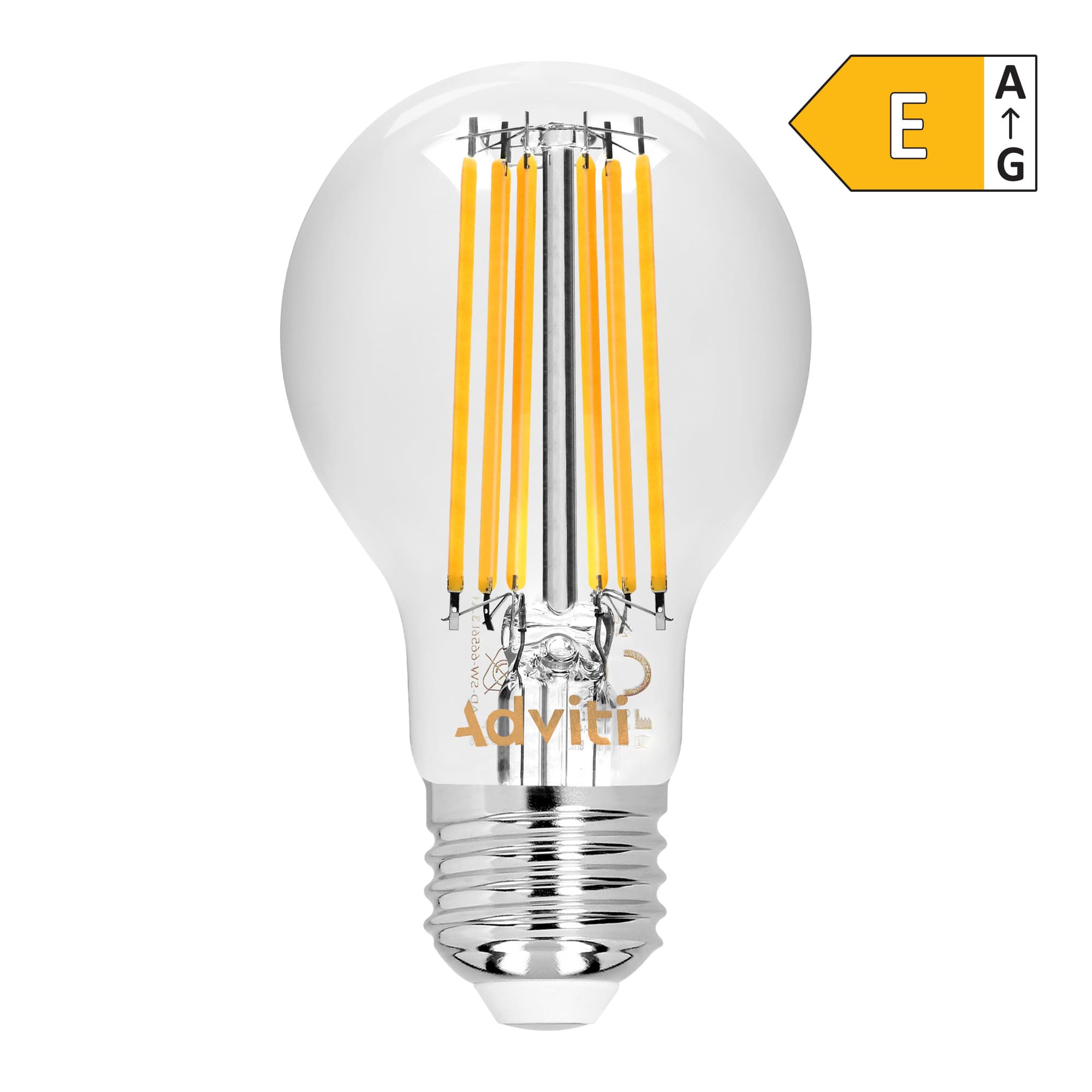 LED žiarovka FILAMENT C E27 A60 10 W 1200 lm 3000 K
