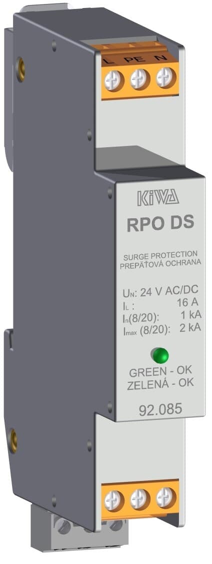 Prepäťová ochrana do rozvádzača RPO DS 24 V (KIWA)