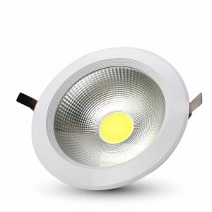 Stropné LED svietidlo zapustené HL 10W, 4500K, 1200lm, biele VT-26101 (V-TAC)
