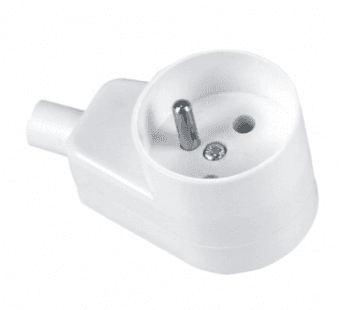 Zásuvka na kábel uhlová ORNO GN-170K 16A/250V, biela