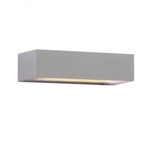 Nástenné LED svietidlo Soft M 9W, 3000K, 400lm, IP65, sivé VT-8056 (V-TAC)