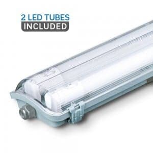 Lineárne LED trubicové svietidlo IP65 36W, 4000K, 3400lm, 120cm, sivé VT-12023 (V-TAC)