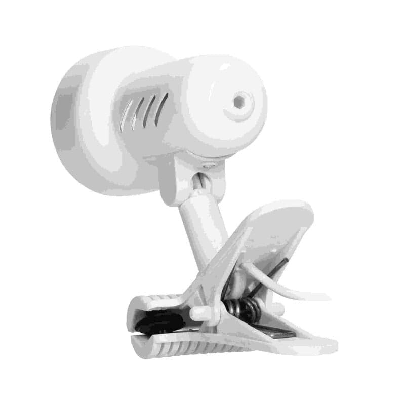Stolná lampa biela s klipom 1XE14 40W KELLY DL-9/W ORNO