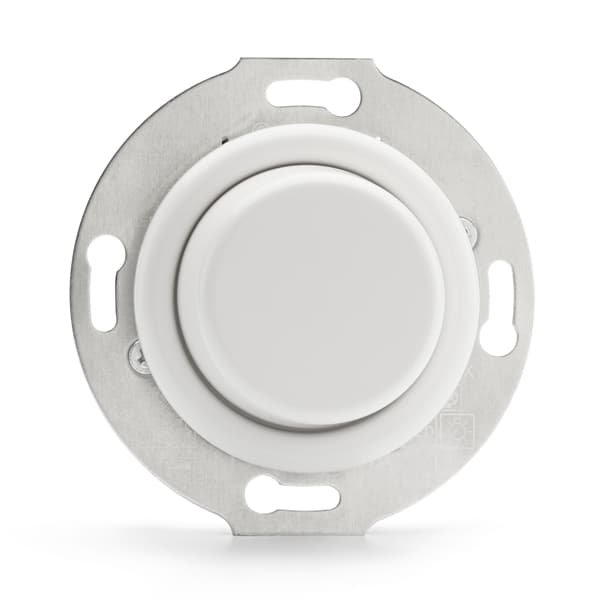 Retro univerzálny stmievač pre LED PRO 3-130W, 7-350W/VA, biely duroplast (THPG)