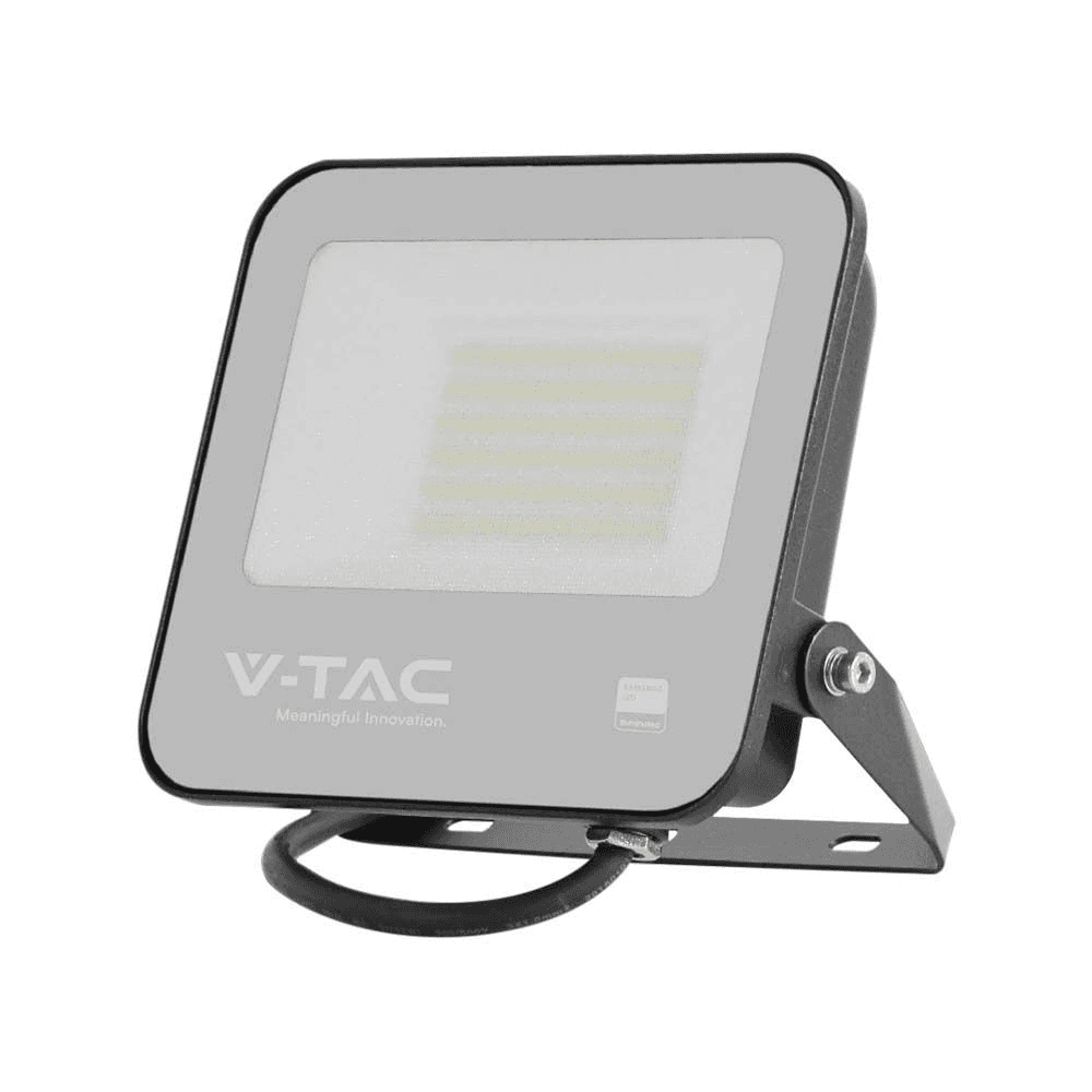 50W LED reflektor čierny 6400K Super Bright 135LM/W 5740lm VT-4455 (V-TAC)